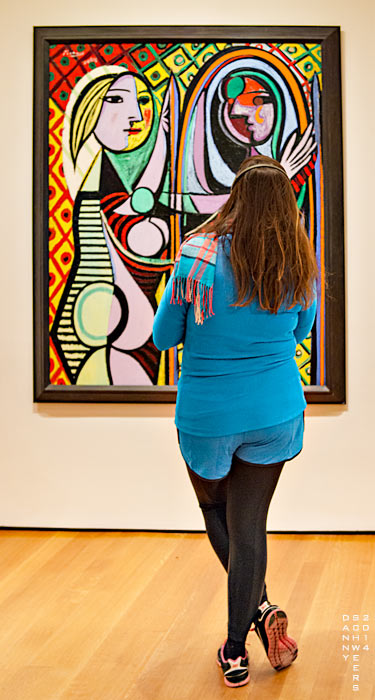 Picasso's Girl Before A Mirror at MOMA, photo by Danny N. Schweers, 2014